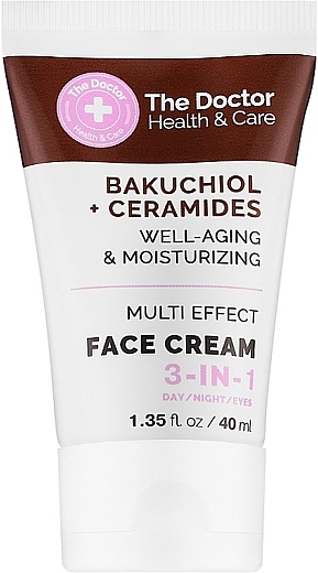 Krem do twarzy 3 w 1 - The Doctor Health & Care Bakuchiol + Ceramides Face Cream — Zdjęcie N1