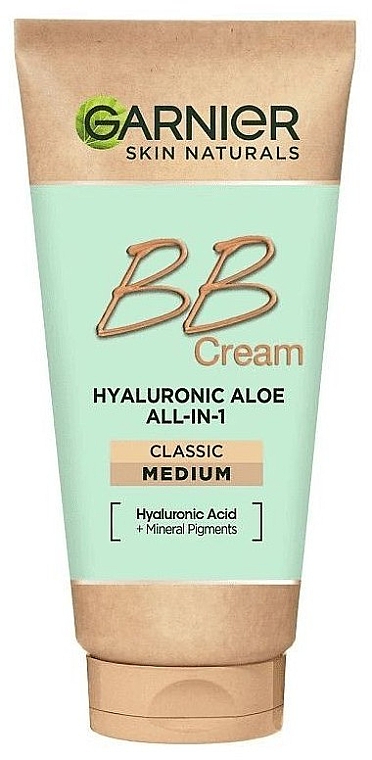 Krem BB do każdego rodzaju skóry - Garnier Hyaluronic Aloe BB All-In-1 Cream — Zdjęcie N1