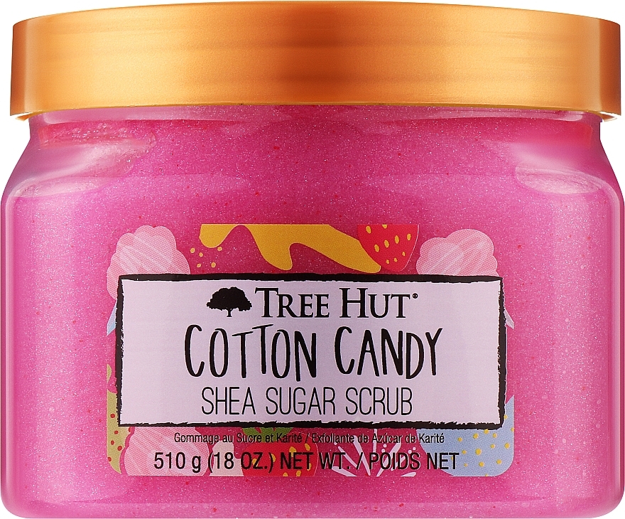 Peeling do ciała Wata cukrowa - Tree Hut Cotton Candy Sugar Scrub