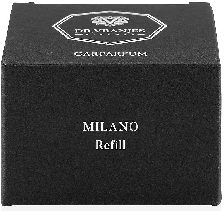 Dr. Vranjes Milano Carparfum Refill - Odświeżacz powietrza do samochodu (wymienna jednostka) — Zdjęcie N1