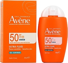 Fluid przeciwsłoneczny - Avene Eau Thermale Ultra Fluid Oil Control Matifying SPF50 — Zdjęcie N2