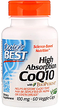 Kup Koenzym Q10 o wysokiej absorpcji z Piperyną, 100 mg, Kapsułki roślinne - Doctor's Best