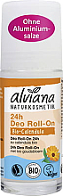 Kup Dezodorant w kulce - Alviana Naturkosmetik Organic Calendula 24h Deodorant Roll-On