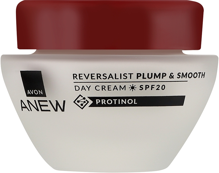 Rewitalizujący krem do twarzy na dzień z protinolem - Avon Reversalist Plump & Smooth Day Cream Protinol SPF 20 — Zdjęcie N1