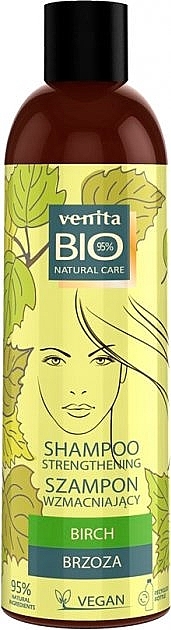 Bio-szampon Brzozowe wzmocnienie - Venita Vegan Shampoo — Zdjęcie N1