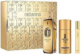 Paco Rabanne Million Gold - Zestaw (edp/100ml+edp/10ml+deo/150ml) — Zdjęcie N1