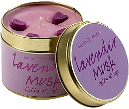 Kup Świeca zapachowa w żelaznej puszce - Bomb Cosmetics Lavender Musk Tin Candle