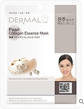 Maska na twarz z kolagenem z perłami - Dermal Pearl Collagen Essence Mask  — Zdjęcie N1