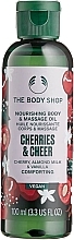 Olejek do ciała i masażu Cherry and Fun - The Body Shop Cherries & Cheer Body & Massage Oil — Zdjęcie N1