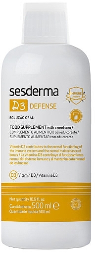 PRZECENA! Suplement diety - SesDerma Laboratories D3 Defense * — Zdjęcie N1