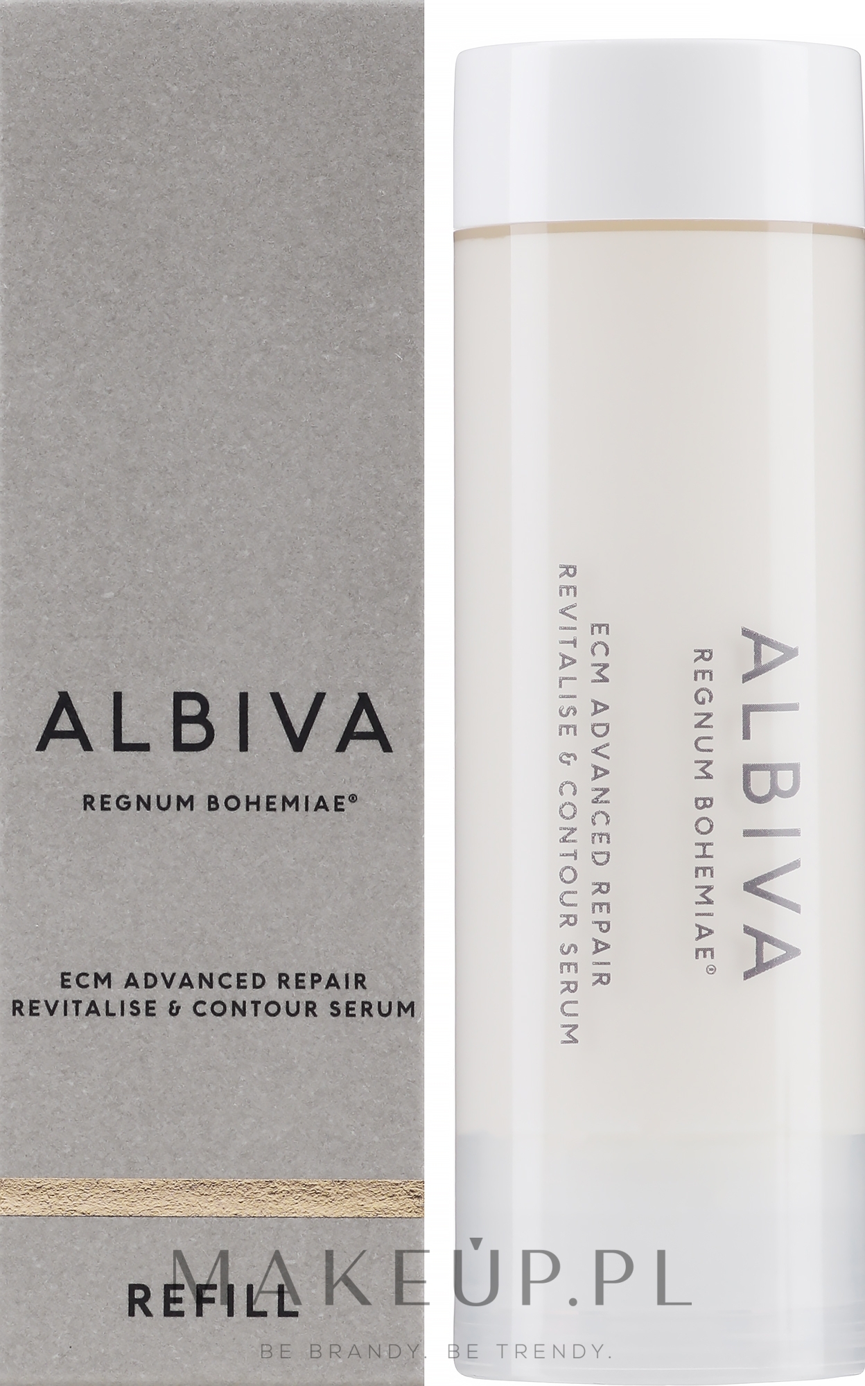 Liftingujące i ujędrniające serum do twarzy - Albiva Ecm Advanced Repair Revitalize & Contour Serum (uzupełnienie) — Zdjęcie 30 ml