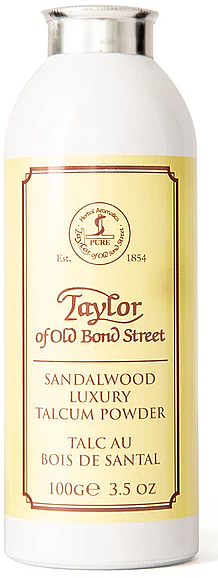 Taylor of Old Bond Street Sandalwood Luxury Talcum Powder - Puder do twarzy i ciała — Zdjęcie N1