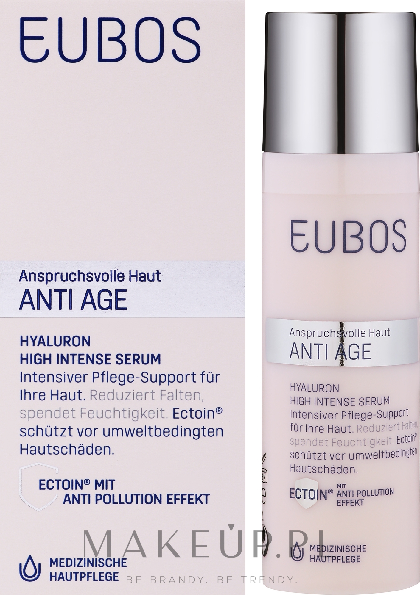 Intensywne serum do twarzy z kwasem hialuronowym - Eubos Med Anti Age Hyaluron High Intense Serum — Zdjęcie 30 ml