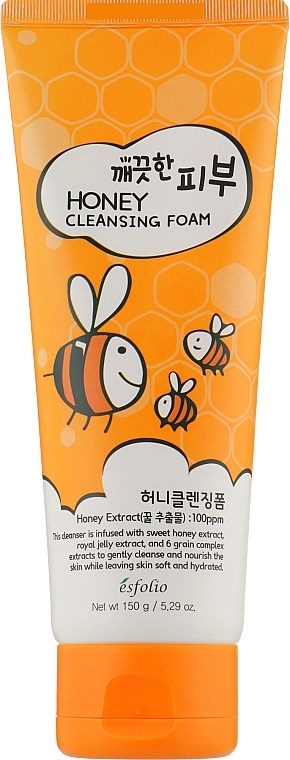 Pianka do mycia twarzy Miód - Esfolio Pure Skin Honey Cleansing Foam