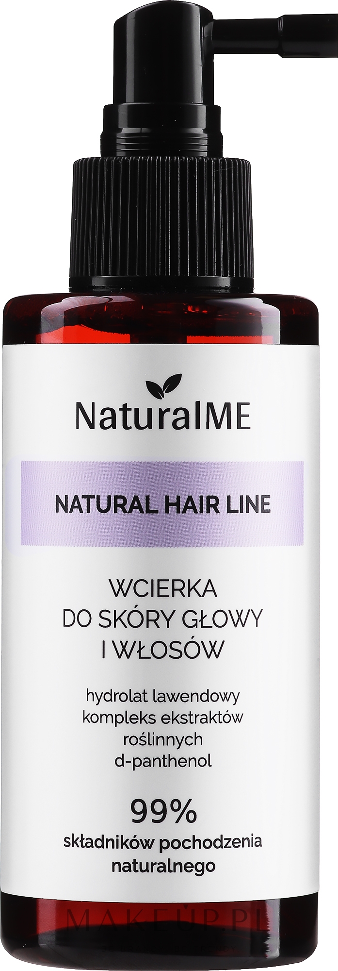 Wcierka do skóry głowy i włosów niwelująca przetłuszczanie - NaturalME Natural Hair Line Lotion — Zdjęcie 150 ml