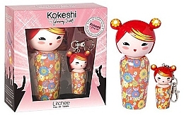 Kokeshi Parfums Litchee by Jeremy Scott - Zestaw (edt/50ml + edt/5ml z brelokiem) — Zdjęcie N1