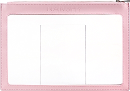 Kosmetyczka przezroczysta, różowa - Nanshy Clear PVC Makeup Pouch — Zdjęcie N1
