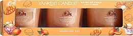 Kup Zestaw świec zapachowych - Yankee Candle Mango Ice Cream (candle/3x37g)