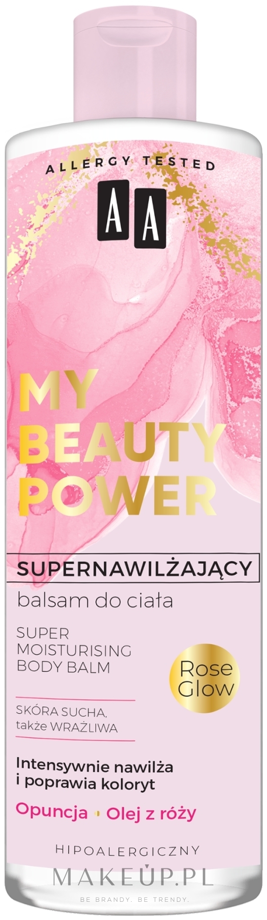 Supernawilżający balsam do ciała Opuncja i olej z róży - AA My Beauty Power Super Moisturizing Body Balm — Zdjęcie 400 ml