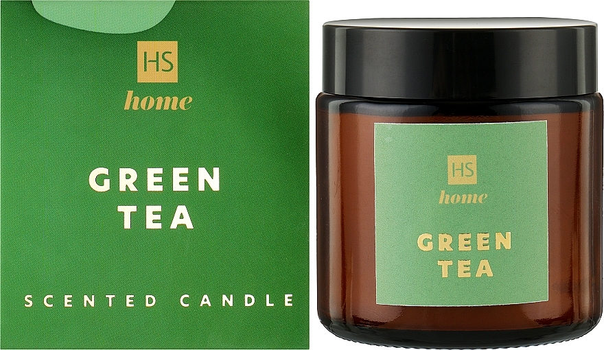 Świeca zapachowa z naturalnego wosku sojowego Zielona herbata - HiSkin Home — Zdjęcie N2