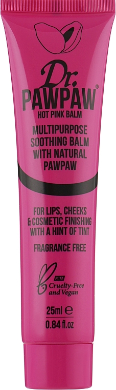 Koloryujący balsam do ust - Dr. PAWPAW Hot Pink Balm — Zdjęcie N4