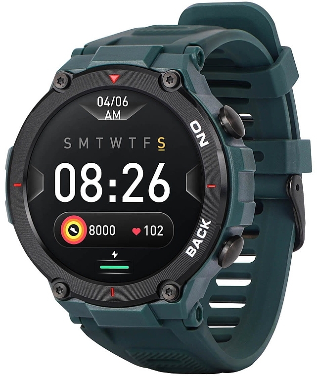 Smartwatch dla mężczyzn, zielony - Garett Smartwatch GRS — Zdjęcie N2