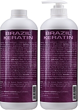 Zestaw - Brazil Keratin Intensive Coconut Conditioner Set (h/cond/550mlx2) — Zdjęcie N3