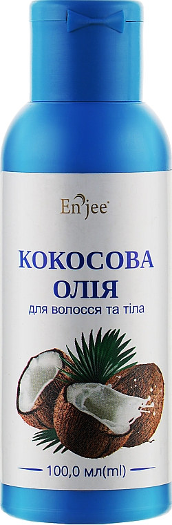 Olej kokosowy do ciała i włosów - Enjee Hair & Body Coconut Oil — Zdjęcie N3