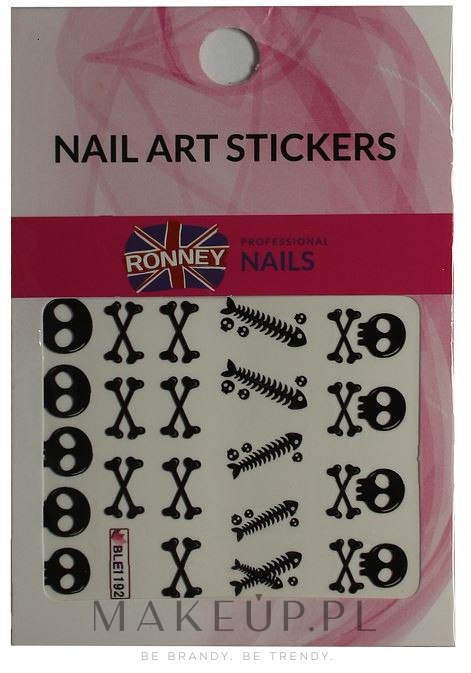 Naklejki na paznokcie - Ronney Professional Nail Art Stickers — Zdjęcie RN00125
