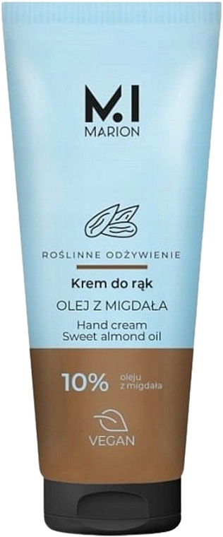 Krem do rąk z olejem migdałowym - Marion Hand Cream Sweet Almond Oil  — Zdjęcie N1