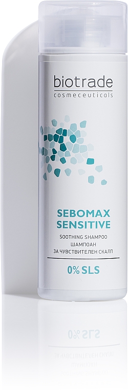 Bezsiarczanowy łagodny szampon do wrażliwej i podrażnionej skóry głowy - Biotrade Sebomax Sensitive Shampoo