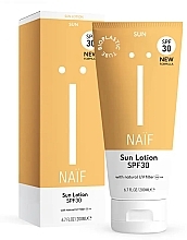 Balsam do ciała z filtrem przeciwsłonecznym - Naif Sun Lotion SPF30 — Zdjęcie N1