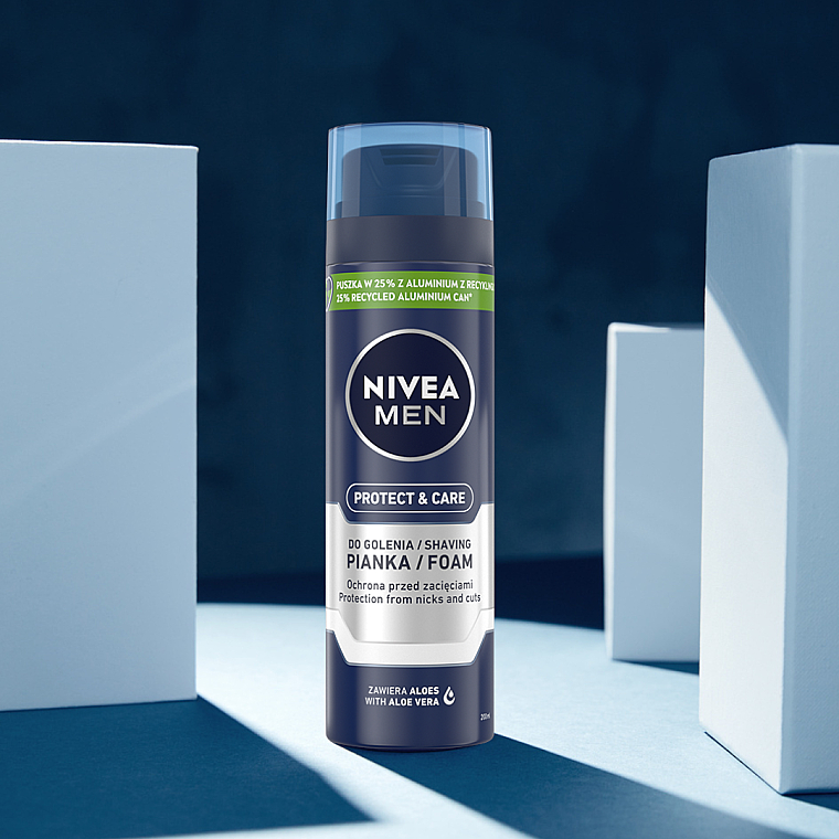 Ochronna pianka do golenia - NIVEA MEN Protect & Care Protecting Shaving Foam — Zdjęcie N3