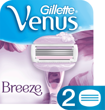 Wymienne wkłady do maszynki, 2 szt. - Gillette Venus Breeze — Zdjęcie N2