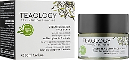 Peeling do twarzy z ekstraktem z zielonej herbaty - Teaology Green Tea Detox Face Scrub — Zdjęcie N2