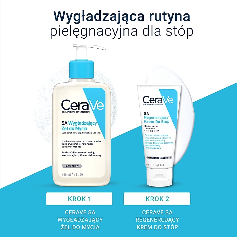 Regenerujący krem do stóp - CeraVe SA Renewing Foot Cream — Zdjęcie N7