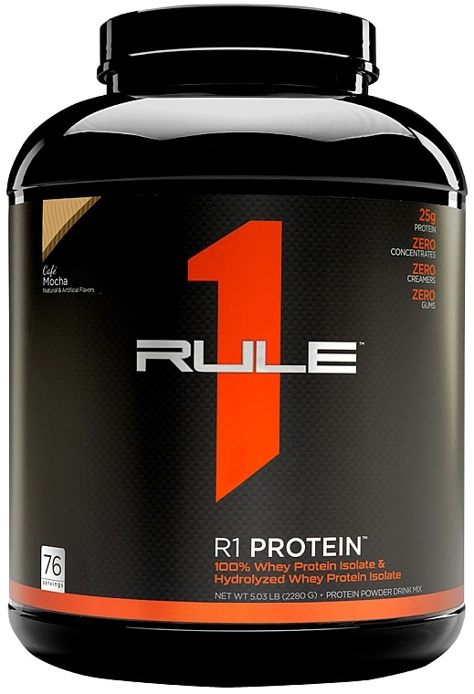 PRZECENA! Białko serwatkowe - Rule One Protein Cafe Mocha * — Zdjęcie N1