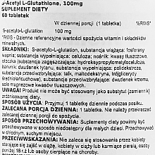 Suplement diety S-Acetyl-L-Glutation - Jarrow Formulas S-Acetyl L-Glutathione, 100 mg — Zdjęcie N2