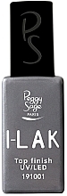 Nabłyszczający top coat do lakierów hybrydowych - Peggy Sage I-Lak Top Finish UV/LED — Zdjęcie N1