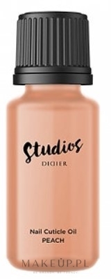 Olejek do paznokci i skórek Brzoskwinia - Didier Lab Studios Nail Cuticle Oil Peach — Zdjęcie 10 ml