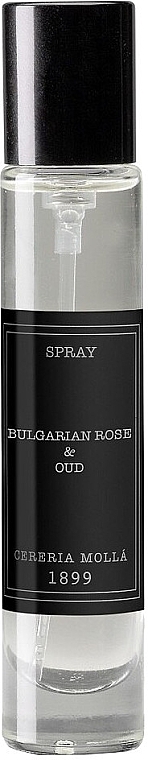 Cereria Molla Bulgarian Rose & Oud - Zestaw (spray/15ml + acc) — Zdjęcie N2