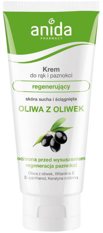 Krem do rąk i paznokci - Anida Pharmacy Olive Hand Cream — Zdjęcie N1