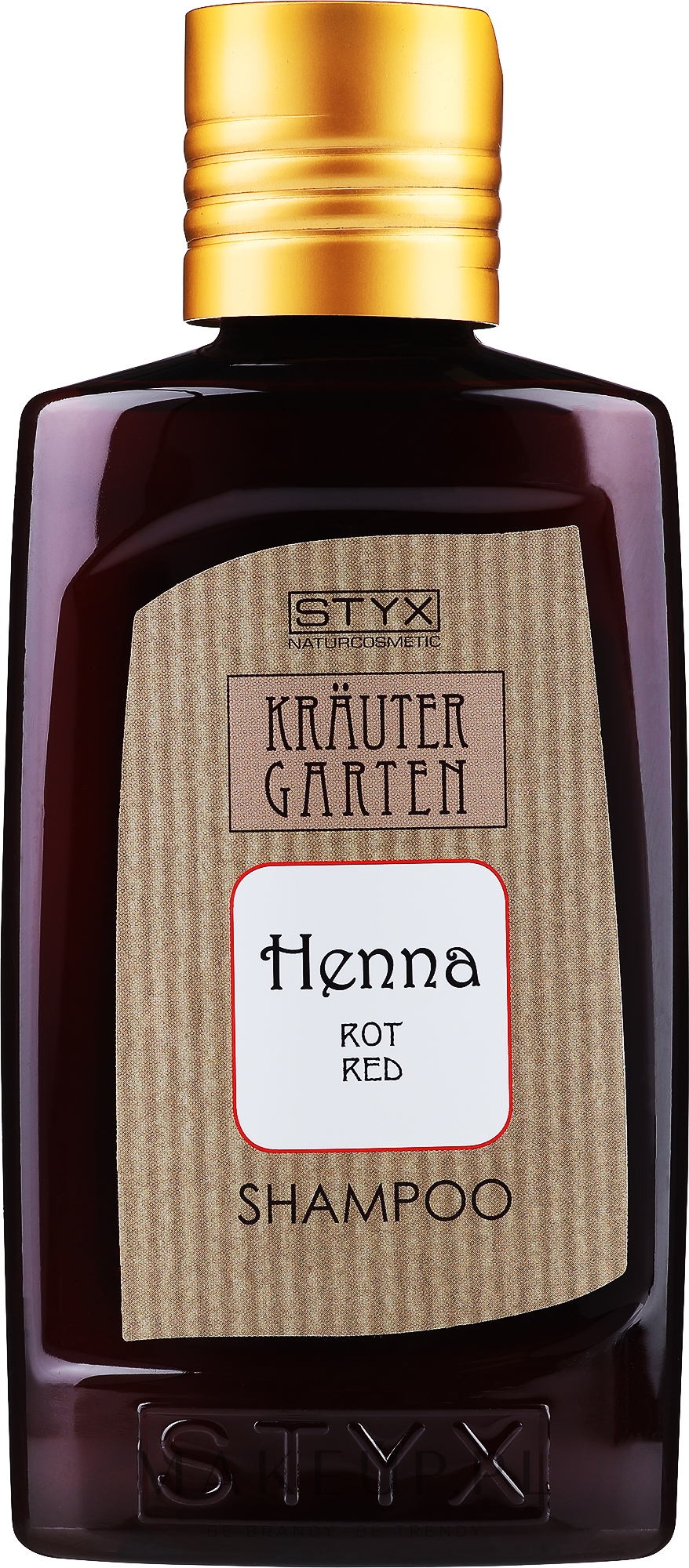 Szampon z henną do włosów brązowych i czerwonych - Styx Naturcosmetic Henna Shampoo Red — Zdjęcie 200 ml