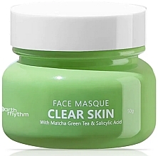 Maska do twarzy z zielonej herbaty Matcha - Earth Rhythm Clear Skin Face Masque With Matcha Green Tea — Zdjęcie N2