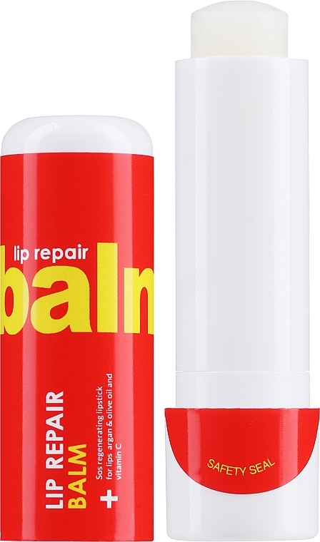 Balsam do ust - Quiz Cosmetics Lip Repair SOS With Argan & Olive Oil — Zdjęcie N1