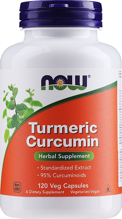 Kurkumina w kapsułkach - Now Foods Curcumin — Zdjęcie N1