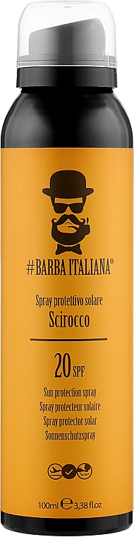 Przeciwsłoneczny spray do ciała - Barba Italiana Scirocco Sun Protective Sprey SPF 20 — Zdjęcie N1