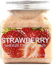 Truskawkowy peeling do ciała - Wokali Sherbet Body Scrub Strawberry — Zdjęcie N1