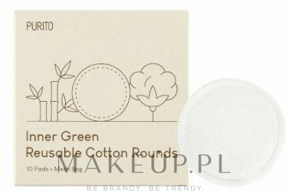 Inner Green Reusable Cotton Rounds - PURITO