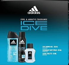 Kup Adidas Ice Dive - Zestaw (EDT/50 ml + spray/150 ml + sh/gel/250 ml)